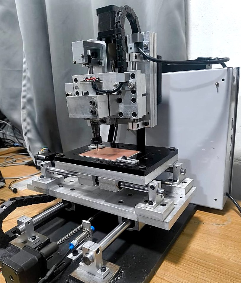 PCB milling CNC — built in-house