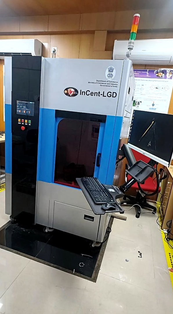 InCent — machine detail