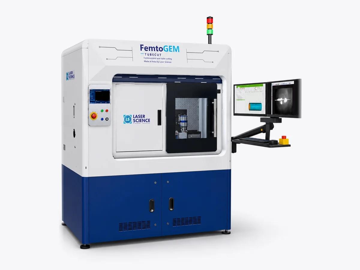 FemtoGEM TubeCut femtosecond laser tube-cutting machine for Laser Science